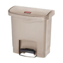 Afvalbak pedaalemmer slim jim front-step 15ltr beige Rubbermaid Artikel foto