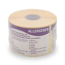 Etiket allergenen verzameletiket diepvries geschikt Artikel foto