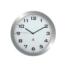 Alba grote analoge klok diameter 38 cm kunststof wit Artikel foto