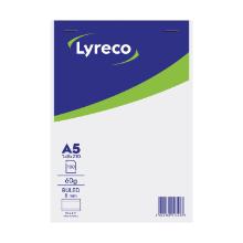 Lyreco schrijfblok A5 gelijnd geniet 100 vel Artikel foto