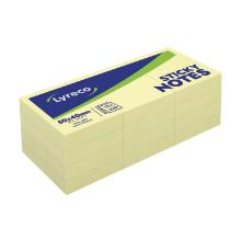 Lyreco sticky notes memoblok 40x51mm geel herkleefbaar Artikel foto