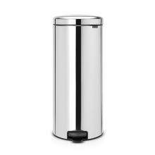 Afvalbak pedaalemmer kunstst. binnenemmer Newicon 30ltr brillian steel Brabantia Artikel foto