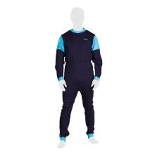 Hansop badstof met rugrits zonder voet lange mouw maat XL marine blauw 281 Artikel foto