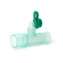 Intersurgical rechte connector 22M/15F-15M + luer aansluiting en behoudbare dop Artikel foto