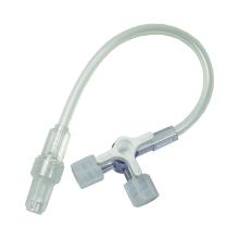 Kraan 3-weg wit verlengslang 2,5mm LL flowstop lengte 14cm Artikel foto