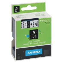 Dymo 53713 D1 etiketteerlint labeltape 24mmx7m zwart op wit Artikel foto
