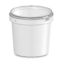 Superflex emmer polypropyleen inhoud 1.180ml Artikel foto