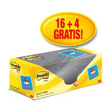 Post-it notes 76x76mm geel Artikel foto