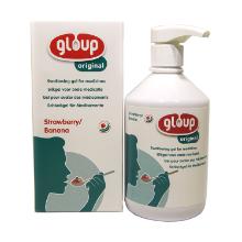 Gloup original fles met pomp 500ml aardbei-/bananensmaak Artikel foto