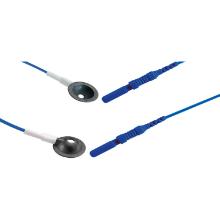 EEG Cup+ Electrode Ag/AgCl - cup 10mm, draad 1m, disposable Artikel foto