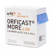 Orfit orficast more thermoplastisch tape 6cmx3m blauw Artikel foto