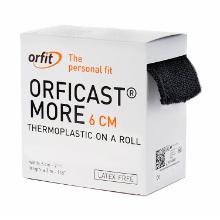 Orfit orficast more thermoplastisch tape 6cmx3m zwart Artikel foto