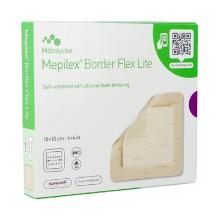 Mepilex border flex lite 10x10cm voor niet tot matig exsuderende wonden Artikel foto