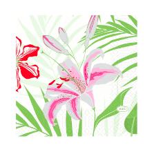 Servet Tropical Lily 3-laags 24x24cm Artikel foto