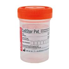 Cellstor pot 90ml met 60ml 10% gebufferde formaline Artikel foto