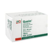 Gazin gaaskompres 10x10cm onsteriel Artikel foto