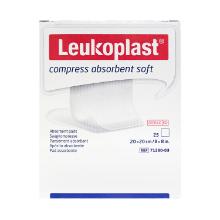 Leukoplast absorberend gaaskompres soft 20x20cm steriel Artikel foto
