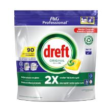Vaatwasmiddel original lemon All-in-1 90tabs Dreft Professional Artikel foto