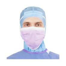 Fluid-resistant Surgical Facemask with Ties, Anti-fog foam strip, adult size Artikel foto