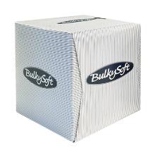 Bulkysoft facial tissue box 11x10x12cm 2-laags 90 vel wit Artikel foto