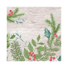 Servet Winter Greenery tissue 3-laags 40x40cm Artikel foto