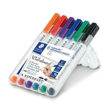 Staedtler lumocolor 341 whiteboard marker ronde punt 6 kleuren Artikel foto