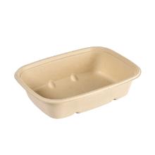 Cube Bowl Rechthoekig 900ml bruin 1-comp Artikel foto