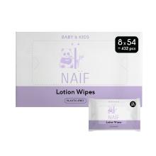 Naif plasticvrije lotion billendoekjes sample voor Baby and Kids (15 doekjes) Artikel foto
