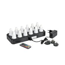 LED-set, herlaadbaar 70x40mm wit Artikel foto