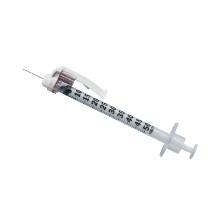 BD safety-glide insuline spuit 8mm x 30g 1/2ml met TW naald Artikel foto