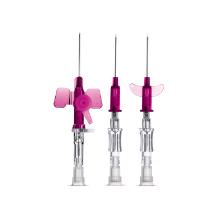 Infuusnaald Safetouch 20G 1,1x32mm met bijspuitpoort en vleugels roze Nipro Artikel foto