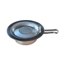 Bedpan cilindrische ondersteek + deksel RVS volwassenen Artikel foto