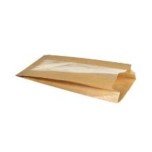 Zak biopak sandwich medium bruin 150x50x270mm papier ecoecho Artikel foto