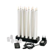 Kaarsen LED-taper met warm wit licht 23x278mm wit Artikel foto