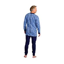 Hansop heren rug/kruisrits lange mouw zonder voet maat XL blauw 205 Artikel foto