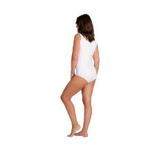 Body mouwloos met drukknoopsluiting kruis en schouders maat L wit 100 Artikel foto