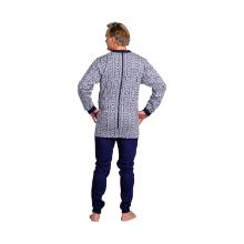 Hansop heren rug/kruisrits lange mouw zonder voet maat M grijs 400 Artikel foto