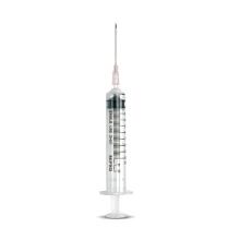Spuit 3-delig 2ml luer slip centrisch met naald 23Gx25mm Nipro Artikel foto
