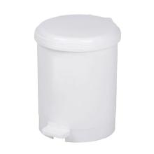 Afvalbak pedaalemmer rond met binnenemmer 12ltr wit Artikel foto