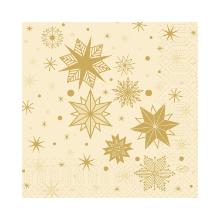 Servet 3 laags 33X33CM Stargazing Cream Artikel foto