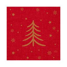 Servet 3 laags 33X33CM Shimmer Trees Artikel foto