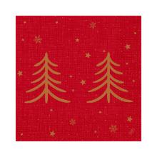 Servet 3 laags 40X40CM Shimmer Trees Artikel foto