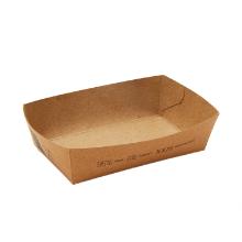 Friet/patat/snack bakje kraft zeewier-coated A9 775x1275x35mm Artikel foto