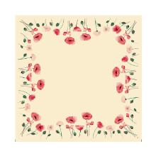 Napperon Poppy Charm Bio Dunicel 84x84cm Artikel foto