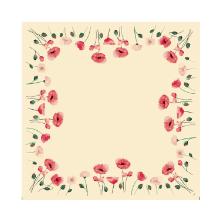 Napperon Poppy Charm Dunisilk+ 84x84cm Artikel foto