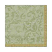 Servet Rich Damast Pistache 3-laags 33x33cm Artikel foto
