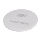 3M vloer pad 17inch-43cm polyester wit Artikel foto