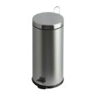 Afvalbak pedaalemmer 30ltr mat chroom V-part Artikel foto