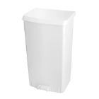 Afvalbak pedaalemmer 60ltr wit kunststof Artikel foto