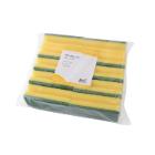 Primesource Schuurspons met greep 7x14x5cm geel/groen Artikel foto